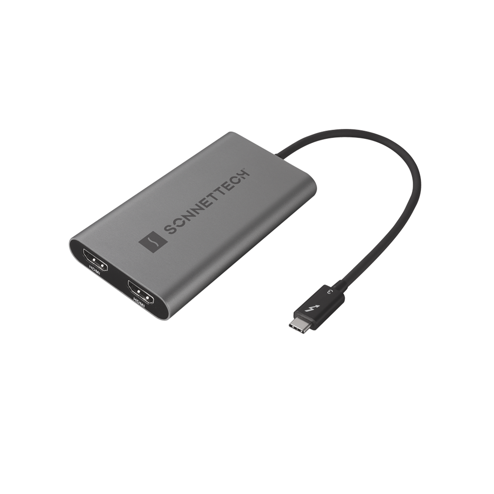 【Sonnet Technologies】Thunderbolt Dual 4K HDMI 2.1 Adapter