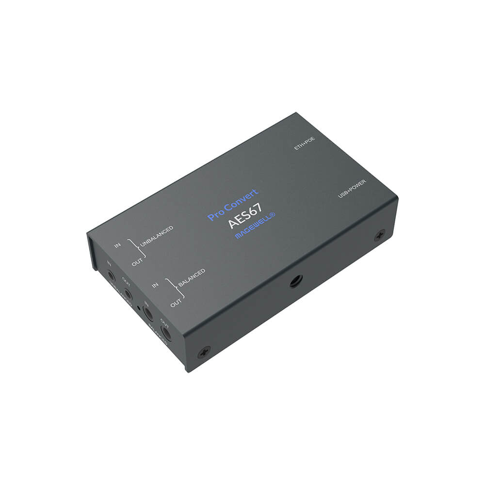 【Magewell】Pro Convert AES67 IP Audio Converter