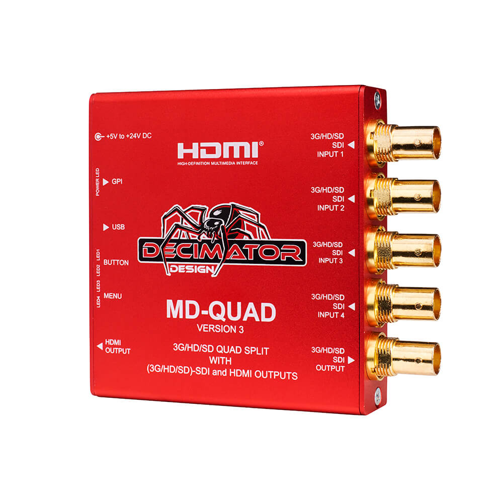 【Decimator Design】MD-QUAD V3 SDI QUAD-SPLIT Converter