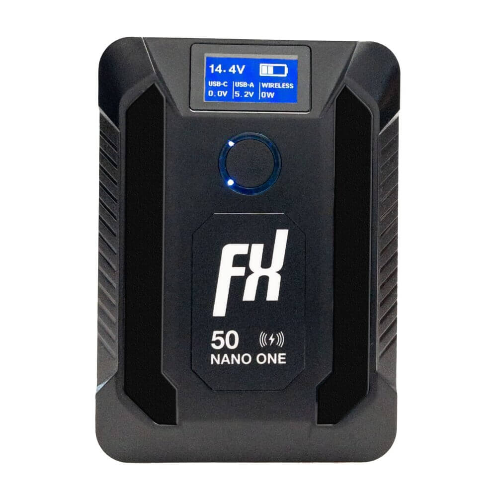 【Fxlion】 Nano Wireless V-Mount Battery 14.4V/USB-A/USB-C/D-TAP
