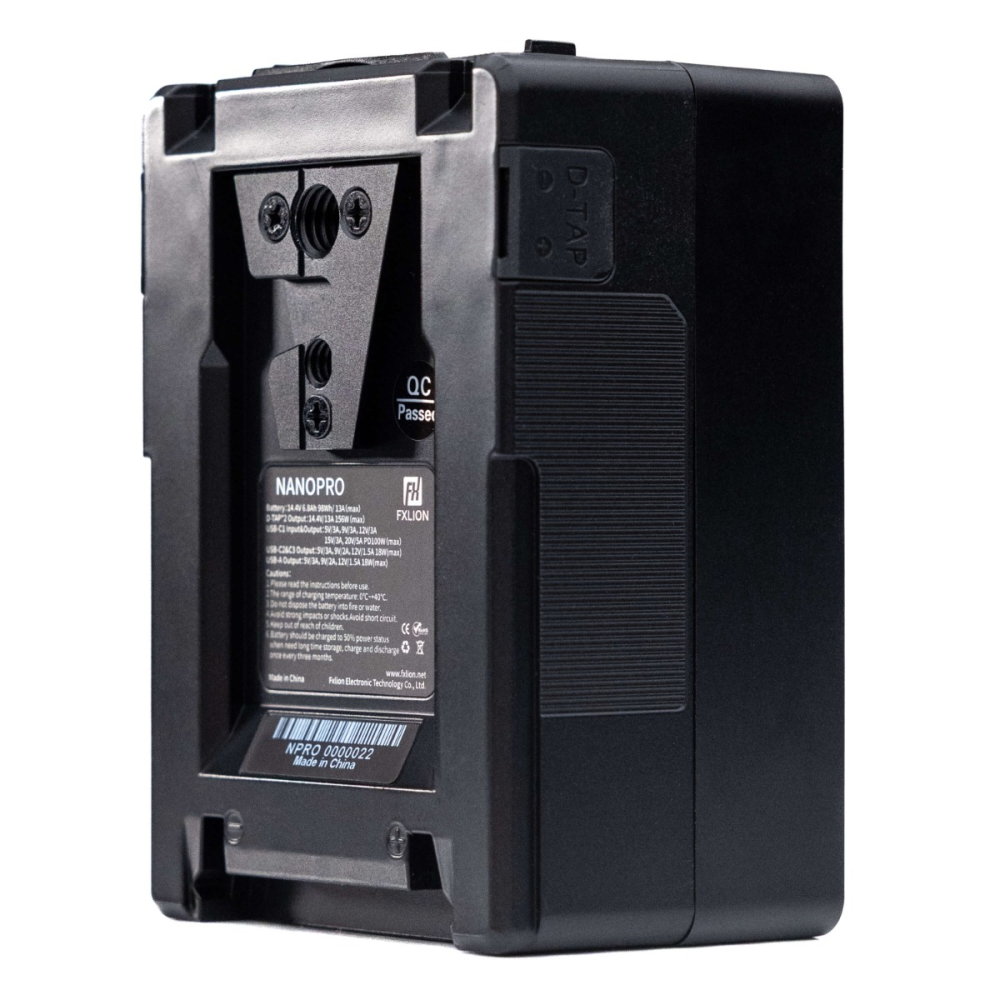 【Fxlion】NANO PRO 98WH V-Mount Battery