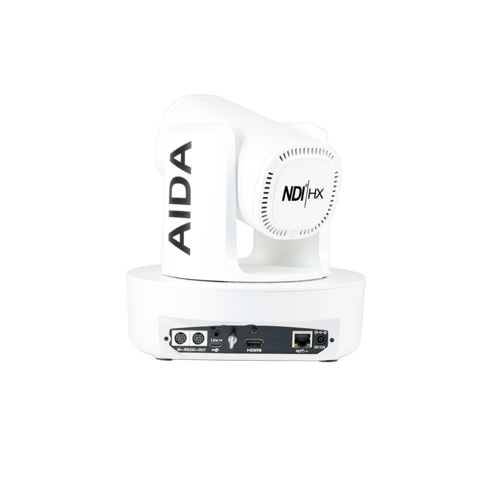 【AIDA Imaging】Broadcast/Conference NDI|HX 4K NDI/IP/SRT/HDMI PoE PTZ Camera 12X Zoom