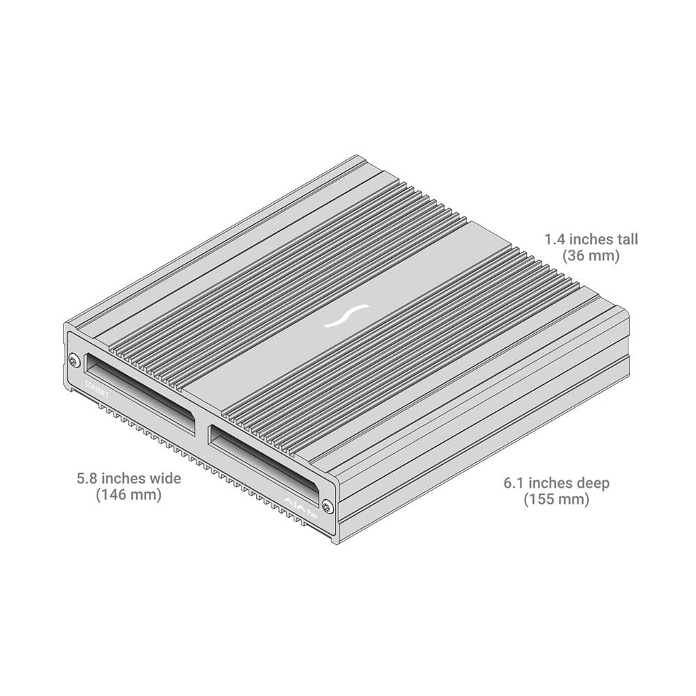 【Sonnet Technologies】SF3 Series - AJA PAK Media Pro Card Reader