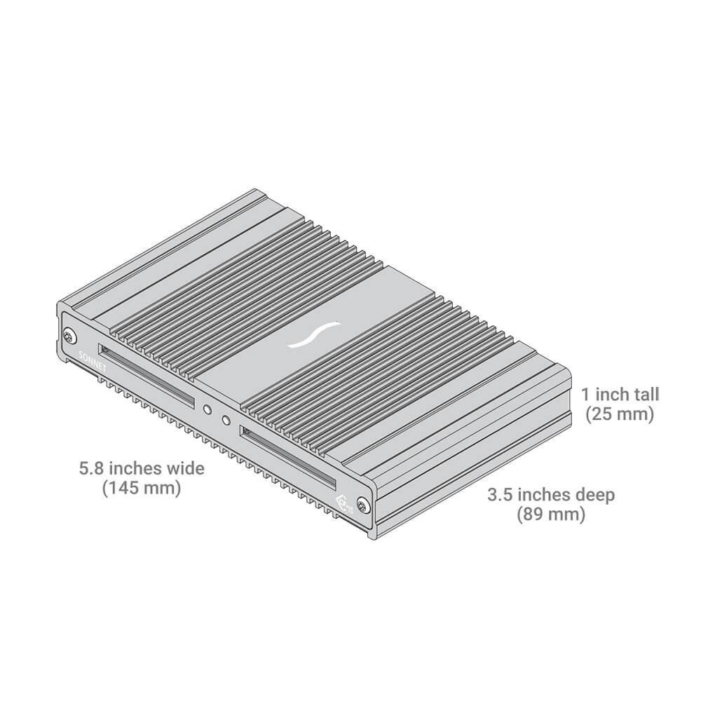 【Sonnet Technologies】SF3 Series - CFast 2.0 Pro Card Reader