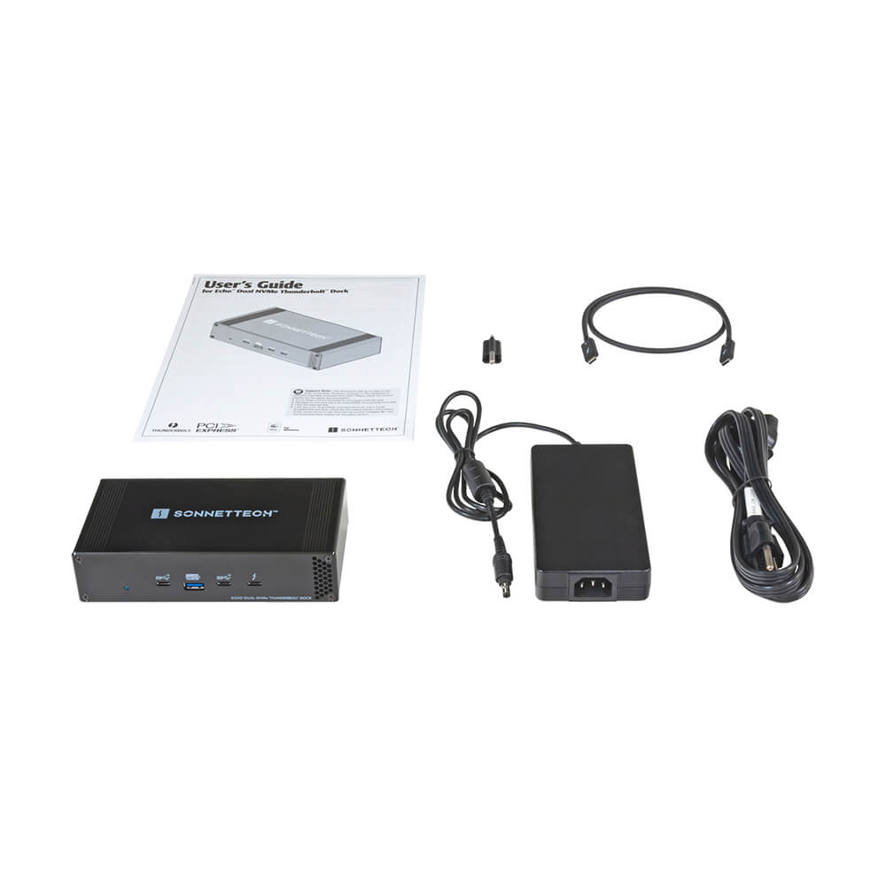 【Sonnet Technologies】Echo Dual NVMe Thunderbolt Dock