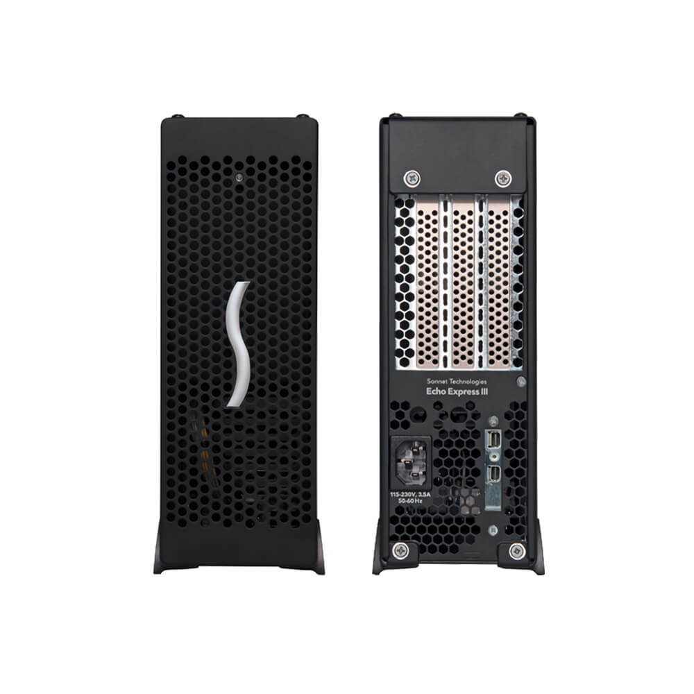 【Sonnet Technologies】Echo Express III-D HDX Edition Thunderbolt to 3-Slot PCIe Card Expansion System (discontinued)