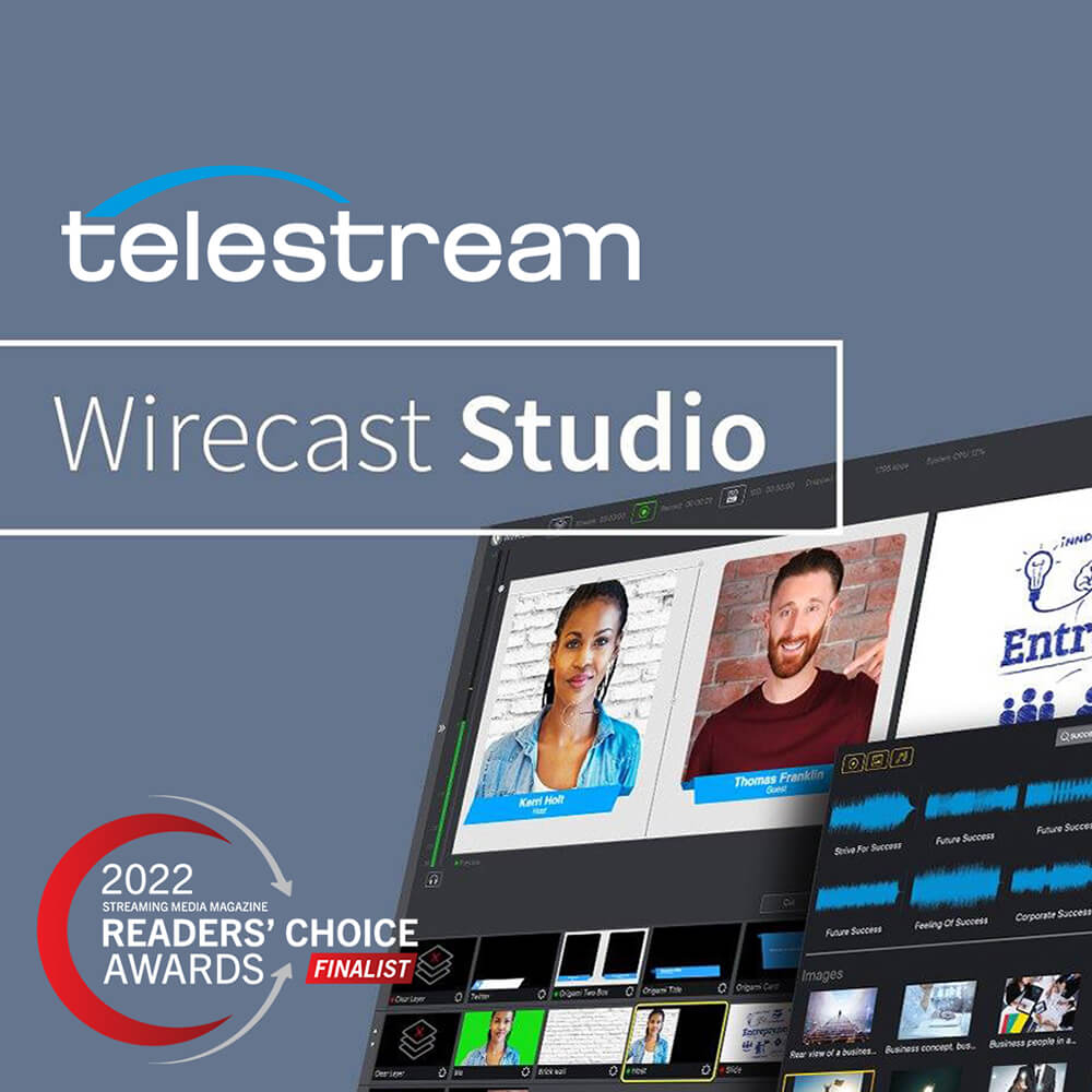 【Telestream】Wirecast Studio Software for Mac