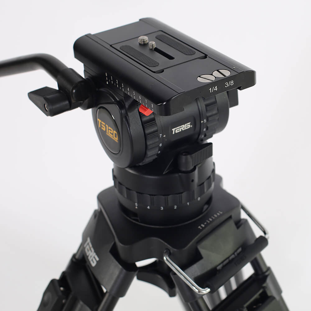 【Teris】TS120AL Fluid Head & Tripod Kit