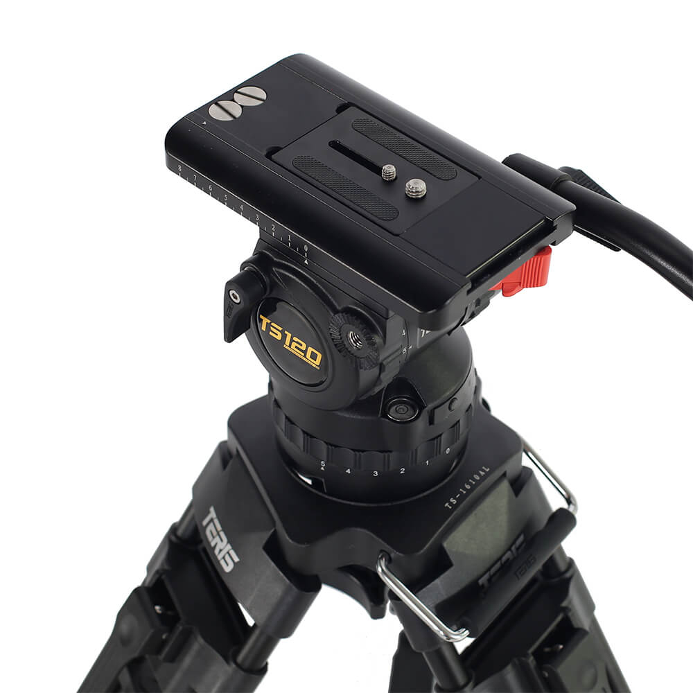 【Teris】TS120CF-Q Fluid Head & Tripod Kit