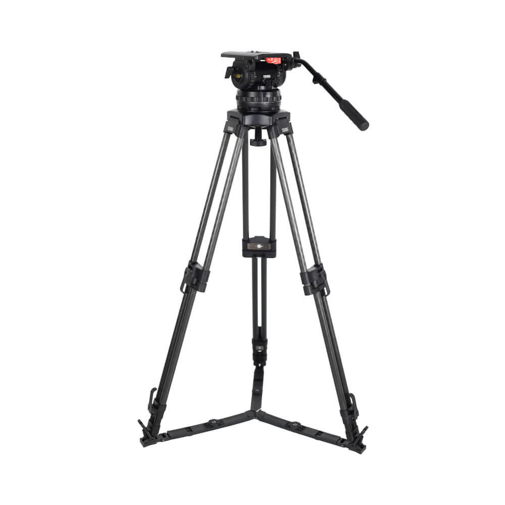 【Teris】TS350CF Fluid Head & Tripod Kit