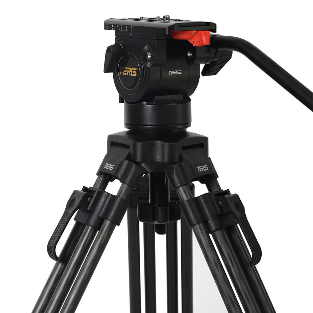 【Teris】TS50CF Fluid Head & Tripod Kit