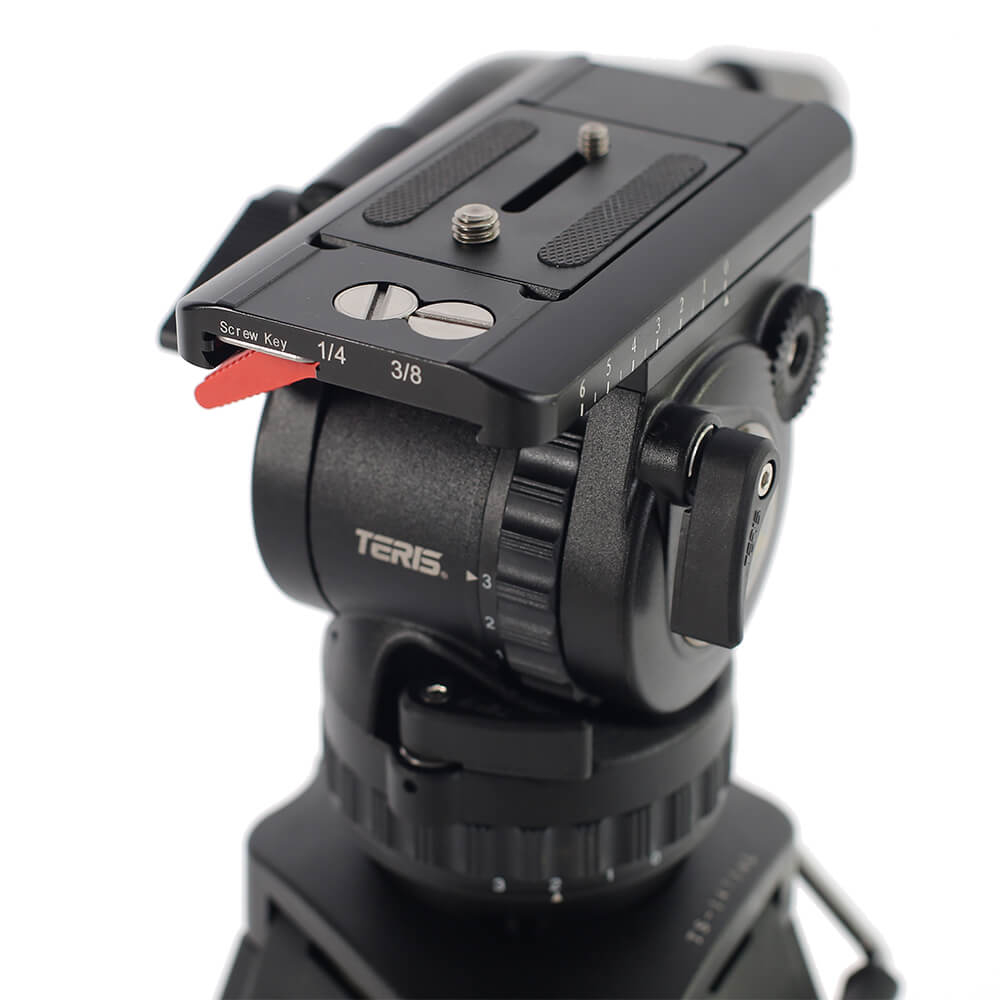 【Teris】TSN6AL PLUS Fluid Head & Tripod Kit