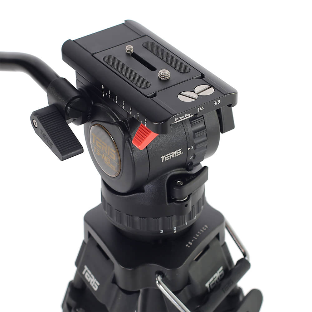 【Teris】TSN6CF PLUS Fluid Head & Tripod Kit