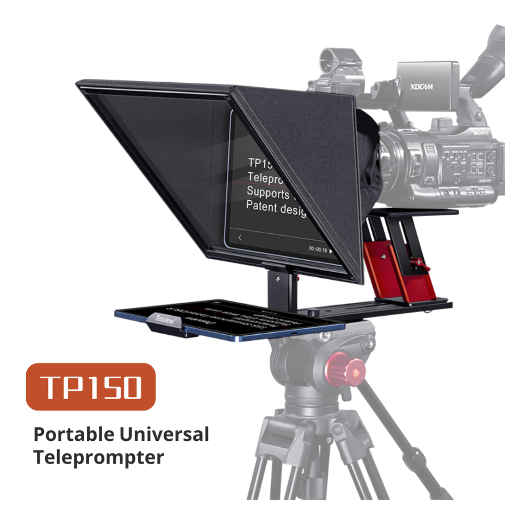 【Desview】TP150 Smartphone/tablet Portable Teleprompter