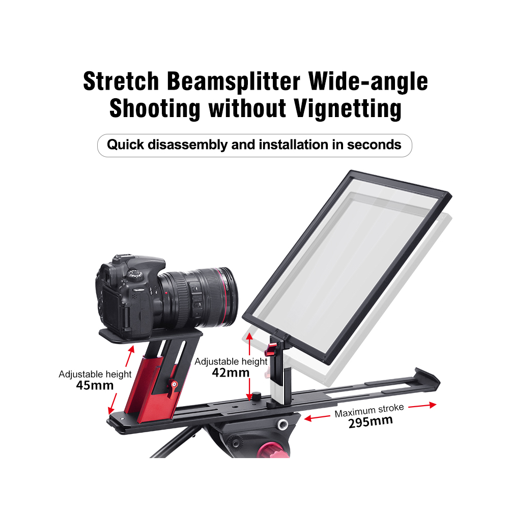 【Desview】TP150 Smartphone/tablet Portable Teleprompter