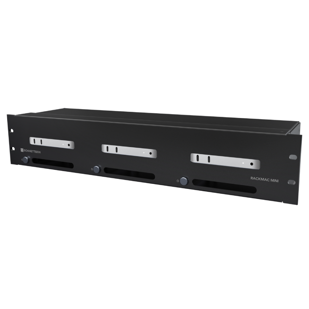 【Sonnet Technologies】RackMac Mini 2024+ (2U Rack Kit for 3 Mac Mini M4+)