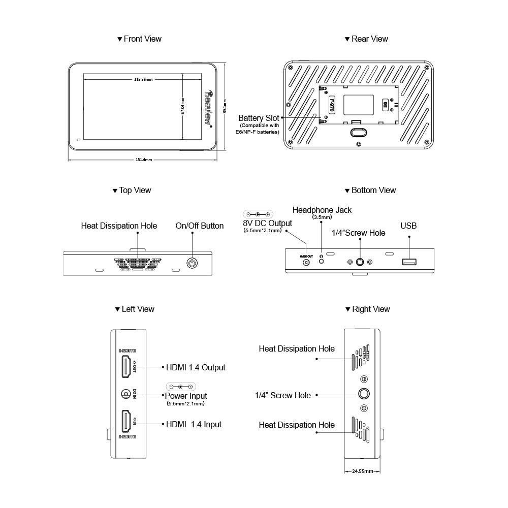 【Desview】R6 II Lite 5.5