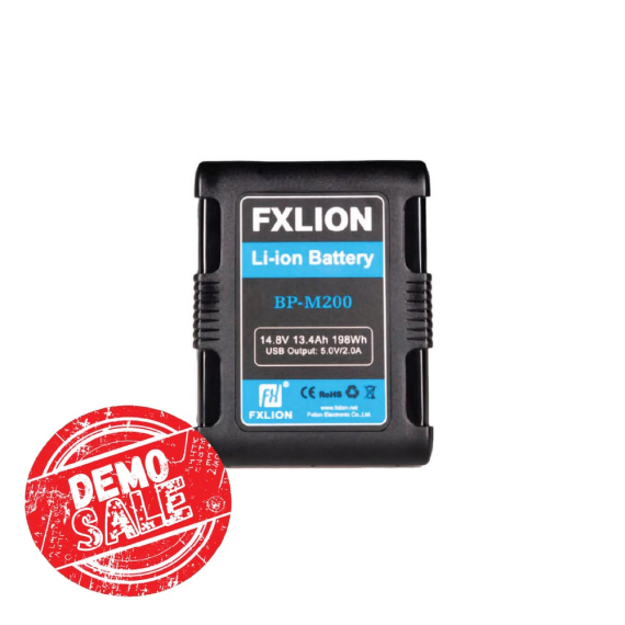 【Fxlion】BP-M200 Square V-Mount Battery (Demo Unit)