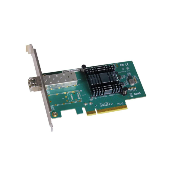 【Sonnet Technologies】Solo10G V2 SFP+ 10 Gigabit Ethernet PCIe Card (SFP+ included)