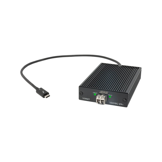 【Sonnet Technologies】Solo10G SFP+ 10GbE Thunderbolt Adapter with SFP+ Module