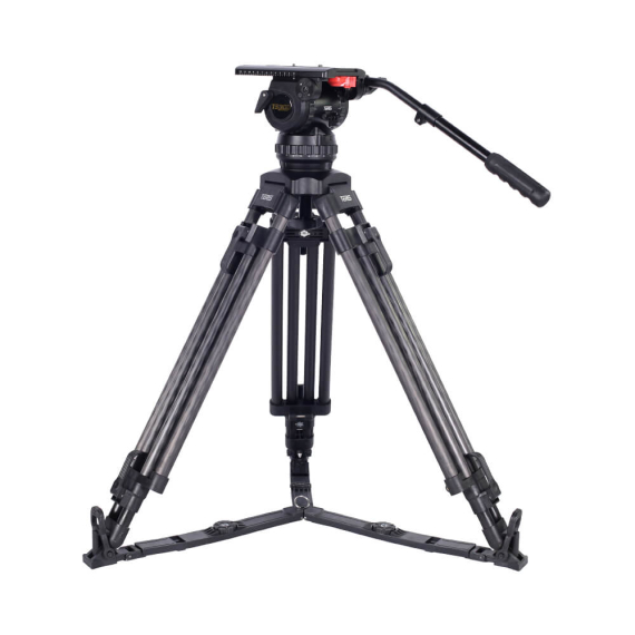 【Teris】TS300CF Fluid Head & Tripod Kit