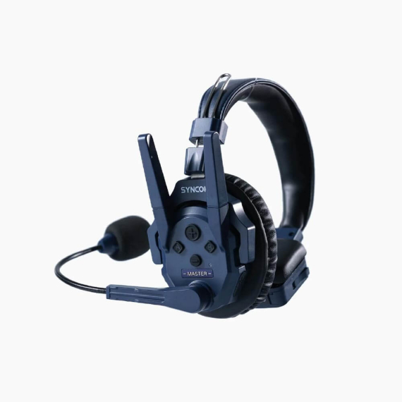 【Synco】Xtalk Master Full-Duplex MasterFree Intercom System with 8 Single-Ear Headsets