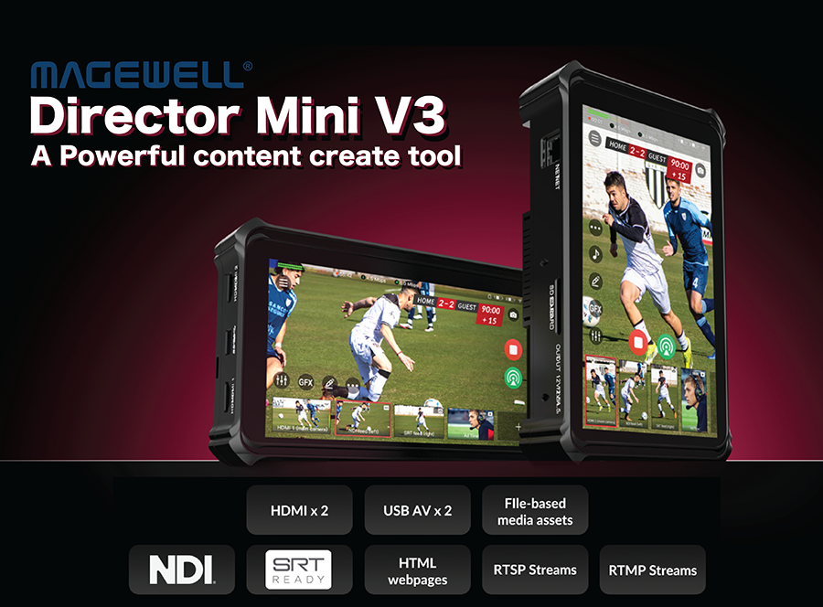 Magewell Director Mini | More powerful than a director monitor