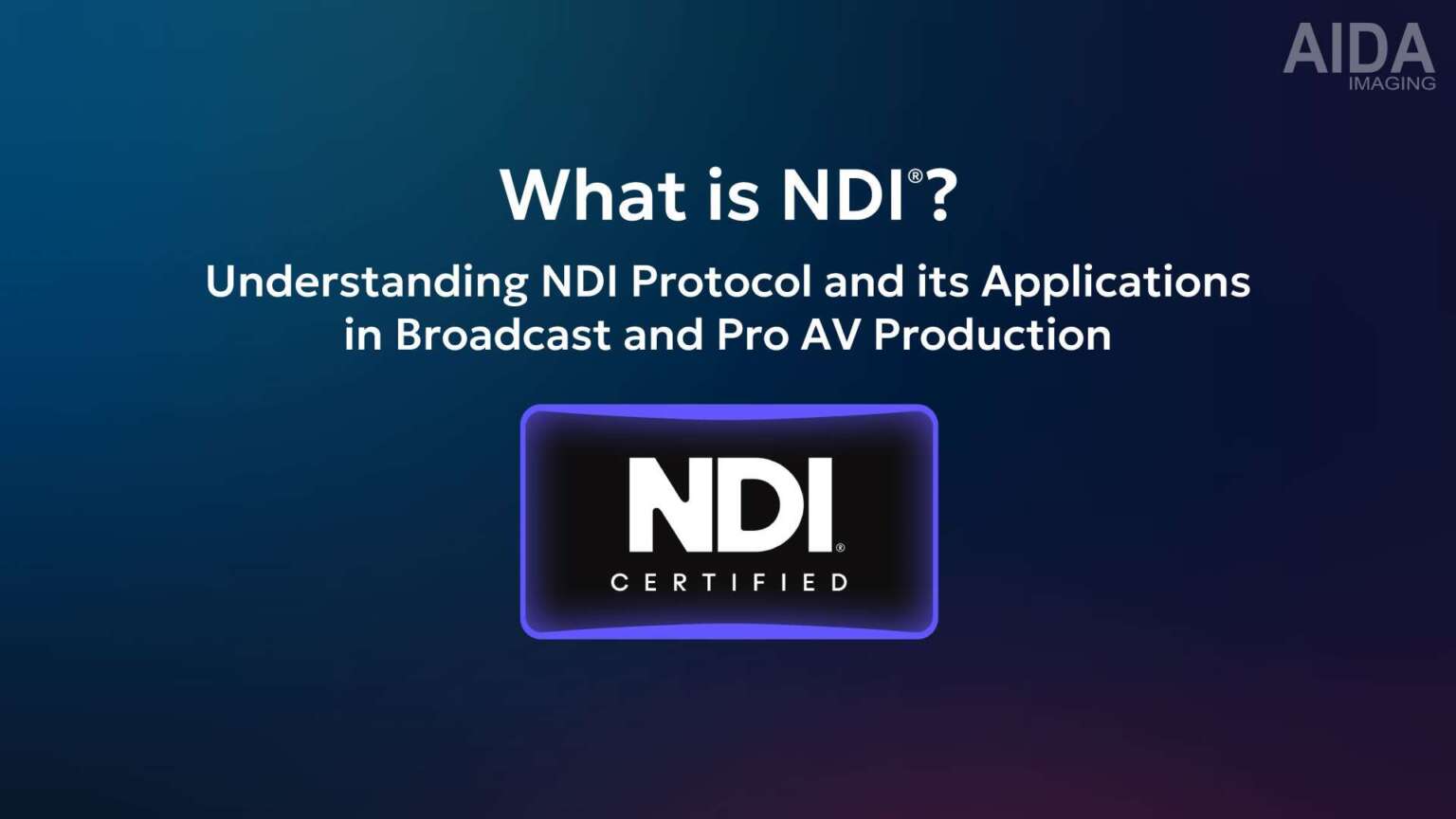 Application of NDI